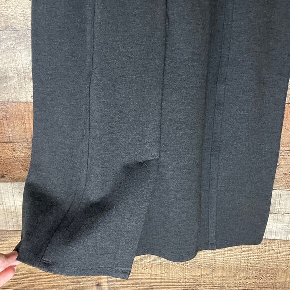 Armani Exchange Bodycon Cropped Sleeve Dress Charcoal Gray Size Medium NWT - Picture 8 of 9